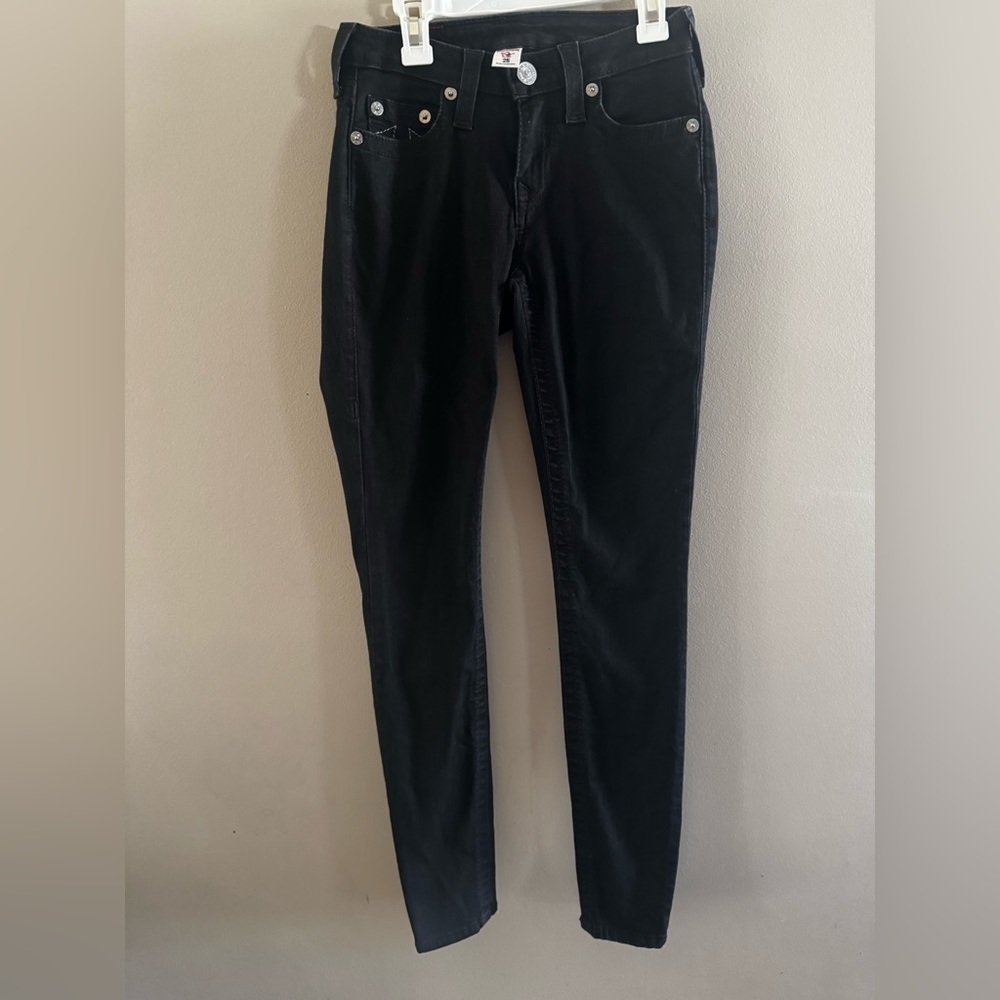 True Religion Women's Black Skinny Jeans